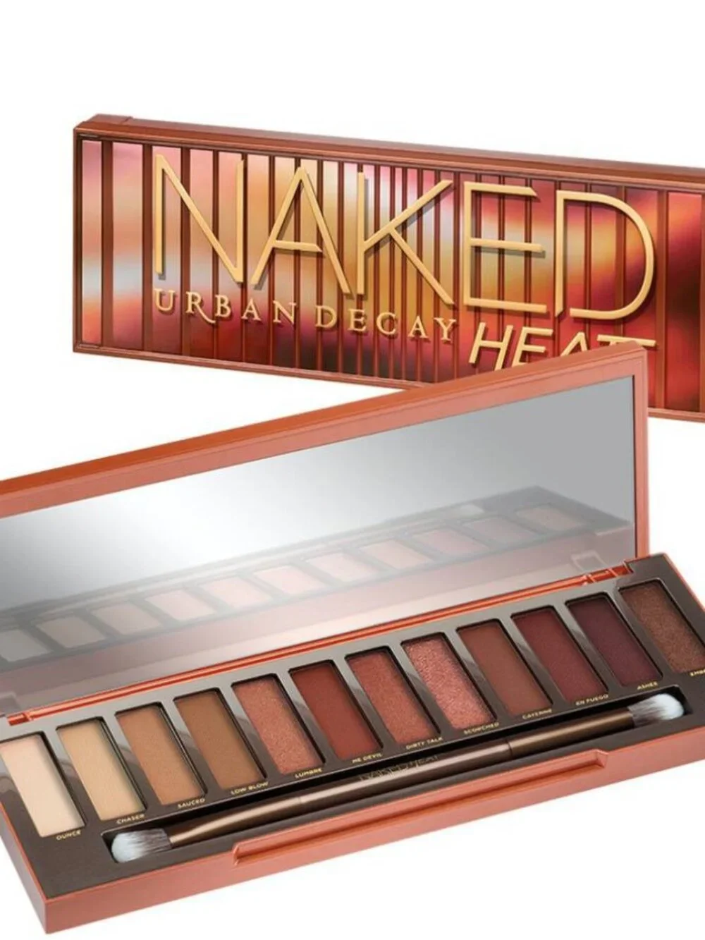 Urban Decay Naked Heat Eyeshadow Palette - Copper, Brown, Orange & Cream Shades